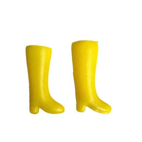 Vtg Fashion Doll Boots High Heel Lot Hard Plastic - Picture 3 of 6